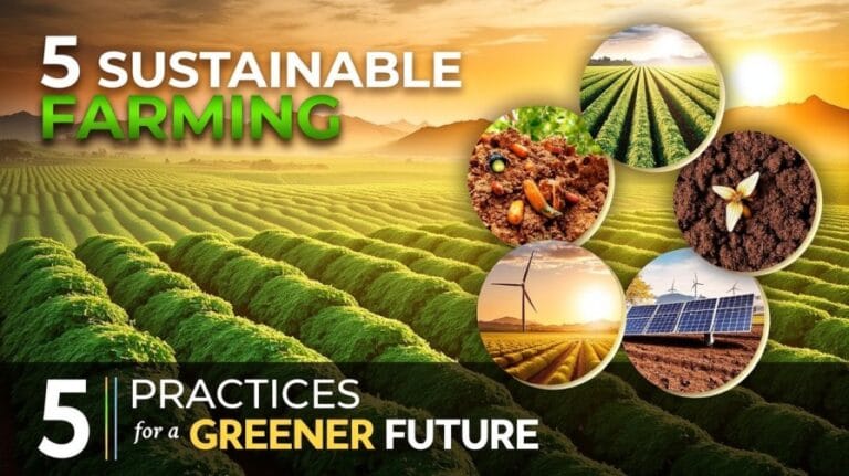 5 Sustainable Farming Practices for Healthier Crops and a Greener Planet