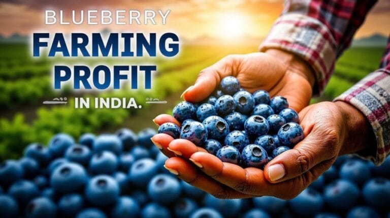 Blueberry farming profit in india