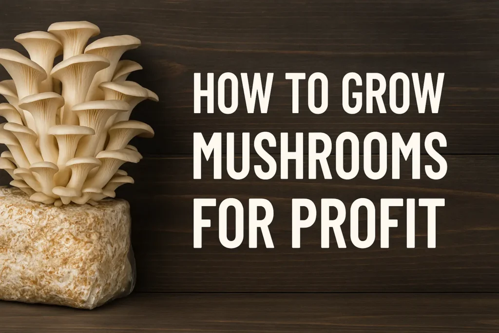 How to Grow Mushrooms for Profit How to Grow Mushrooms for Profit